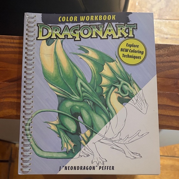 DragonArt Color Workbook for Reptile Enthusiasts - Picture 1 of 2